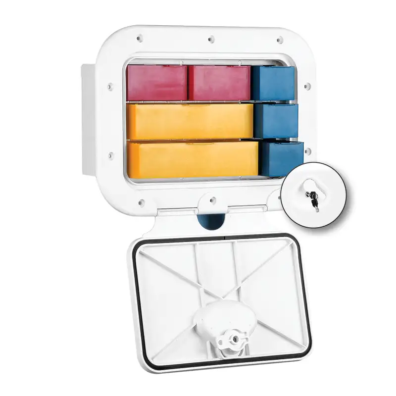 Cassettiera con serratura mm 375x275x160p