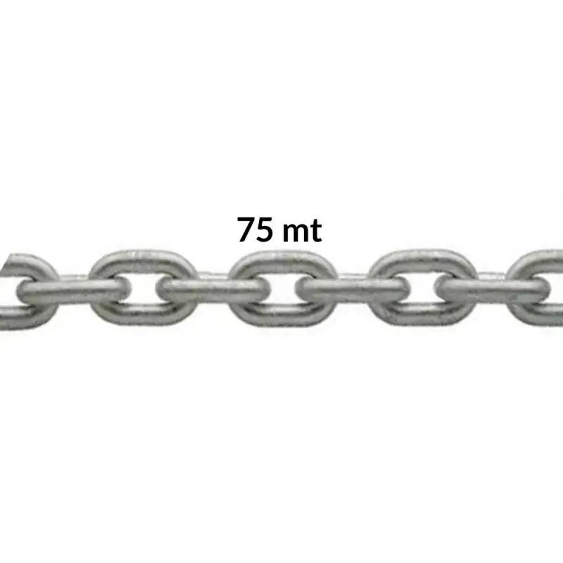 Catena zincata calibrata ø mm 10x75mt