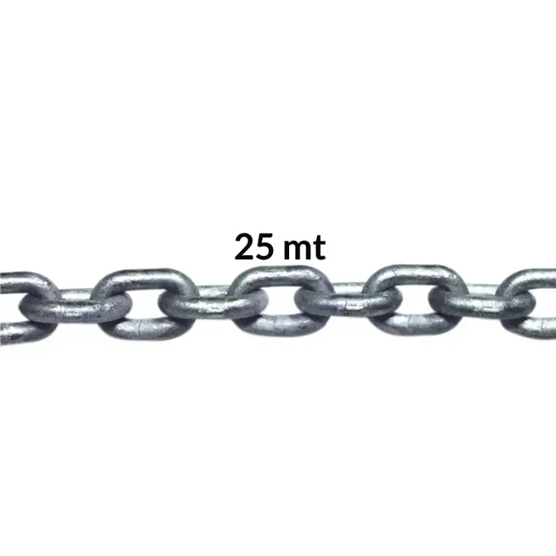 Catena zincata genovese ø mm 4x25mt