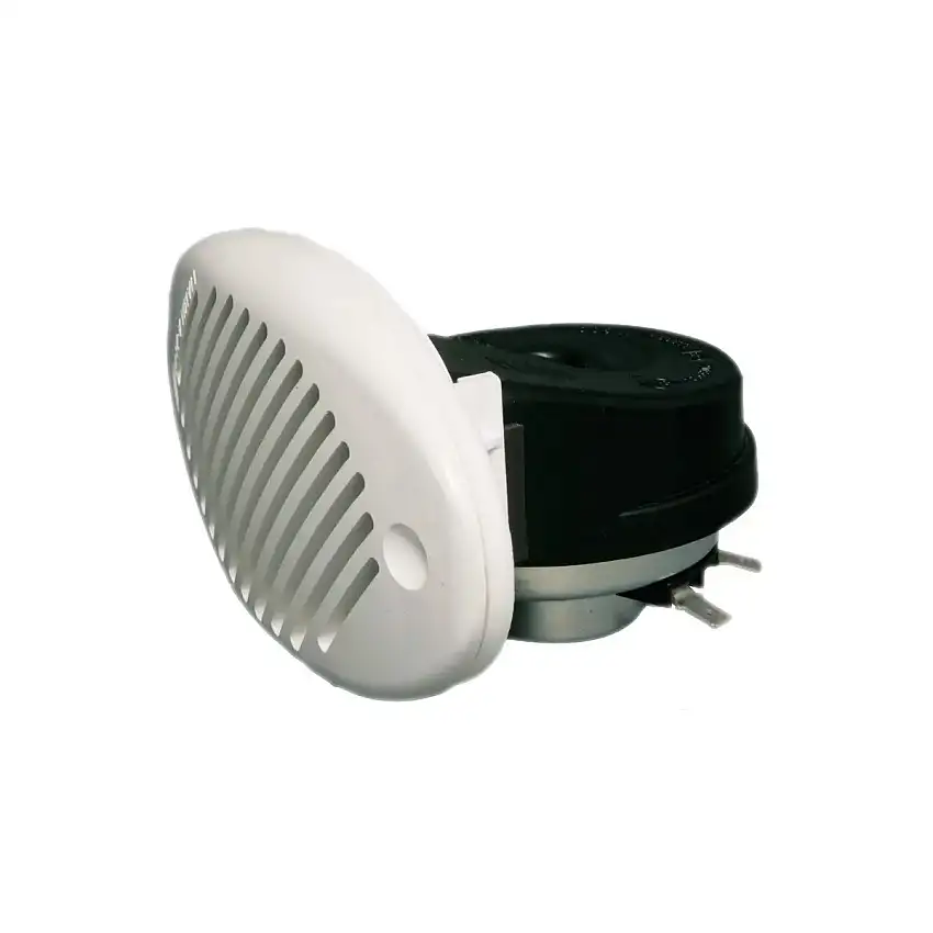 Clacson bianco da incasso 12V 115 dB