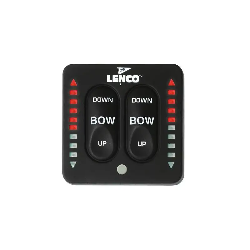 Doppio interruttore impermeabile V2 con LED - LENCO