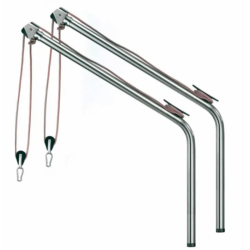 COPPIA GRUETTE INOX Ø MM.40 - 3030840 - FORNITURE NAUTICHE ITALIANE