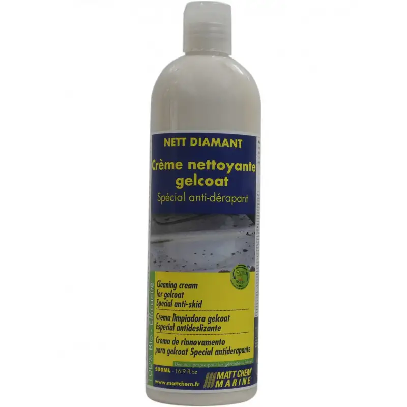 Crema detergente per gelcoat NETT DIAMANT - MATTCHEM