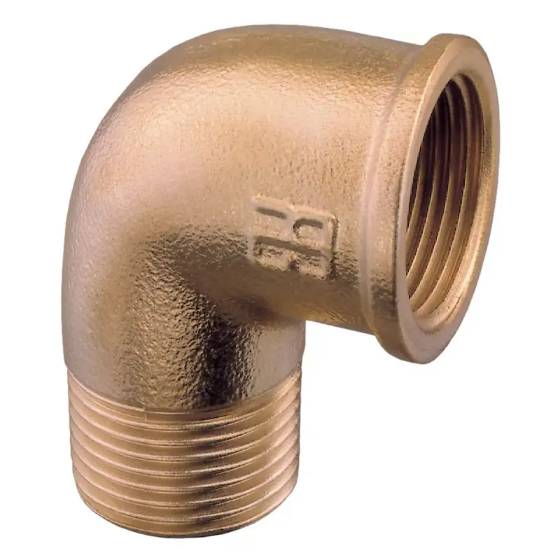 Curva in ottone m-f da 2′