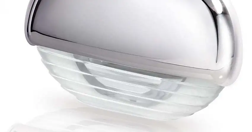 LUCE DI CORTESIA BIANCA - ACCIAIO INOX