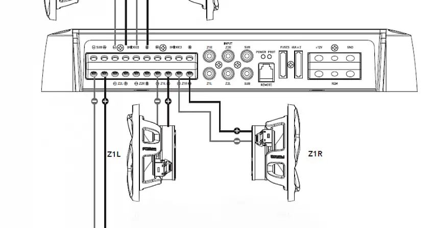 AMPLIFICATORE MS-AP61800 - 6 CANALI