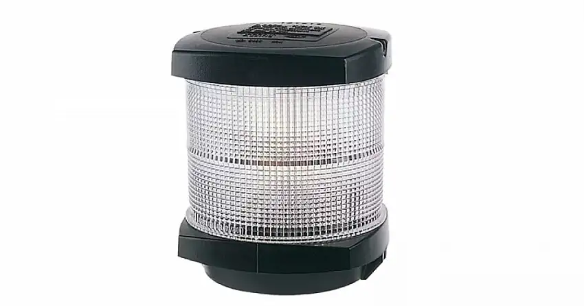 FANALE 2984 NERO - LUCE BIANCA 360 GRADI