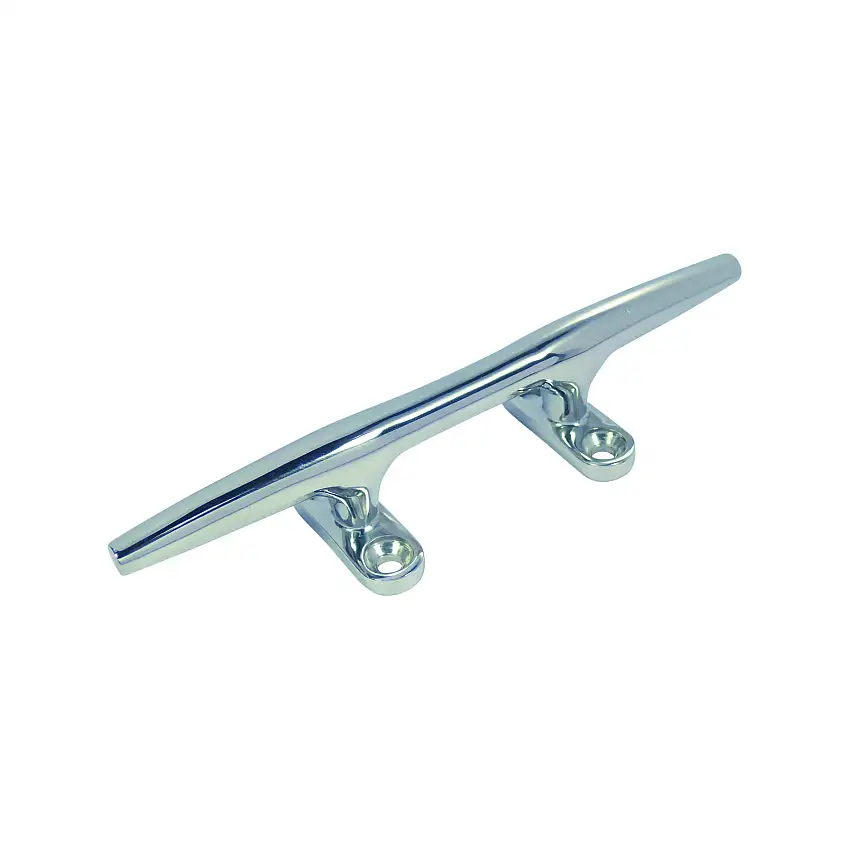Marinetech Galloccia rotonda in acciaio inox - lunghezza 100 mm, distanza tra i fori 18 mm