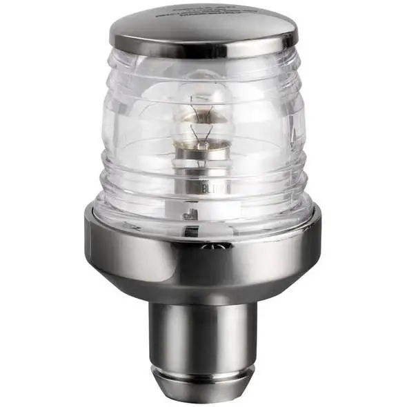 Fanale testa d’albero inox con codulo per tubo