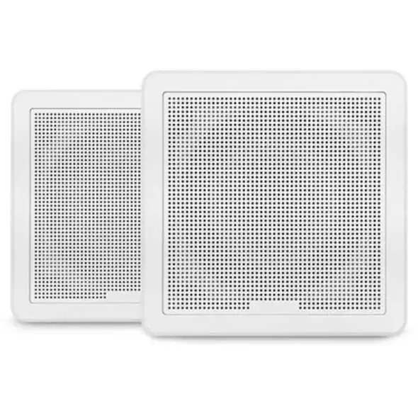 Fusion altoparlanti serie FM FM-F77SW Flush Mount da 7.7 - Quadrati Bianchi