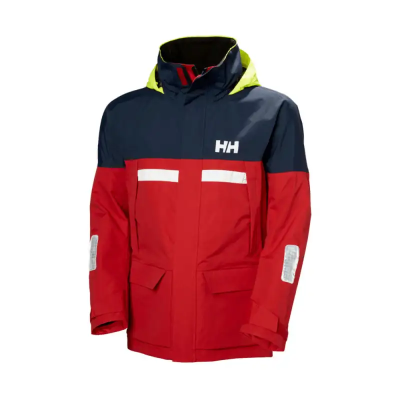 giacca da vela pier 4.0 - rosso - helly hansen