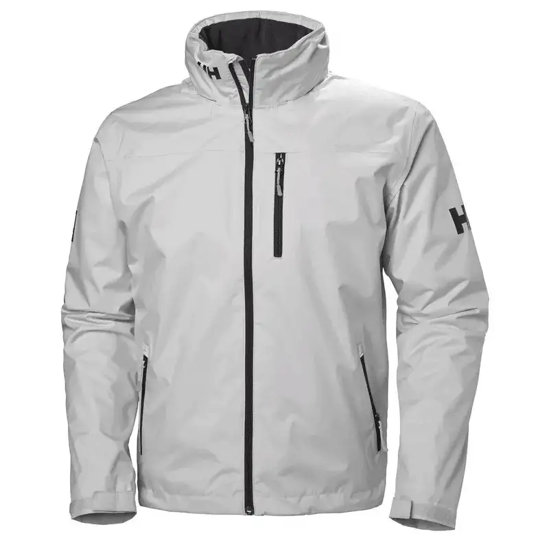 Giacca de vela CREW foderata in Pile - Grigio - HELLY HANSEN
