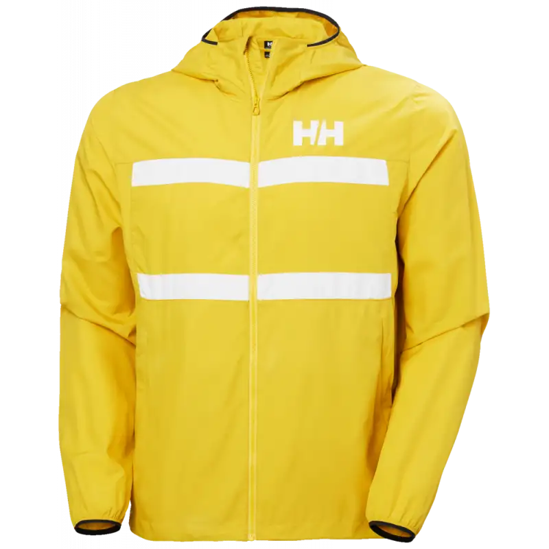Giacca a vento a righe giallo sale - helly hansen
