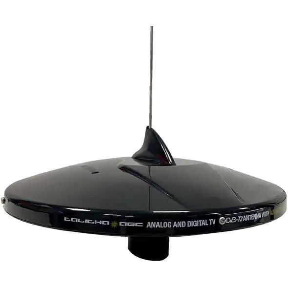 Glomex Antenna Talitha AGC TV DAB 25 cm. - Nero