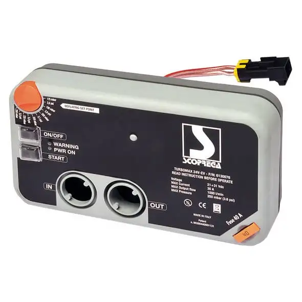Gonfiatore Turbo Max - Kit 24 V.