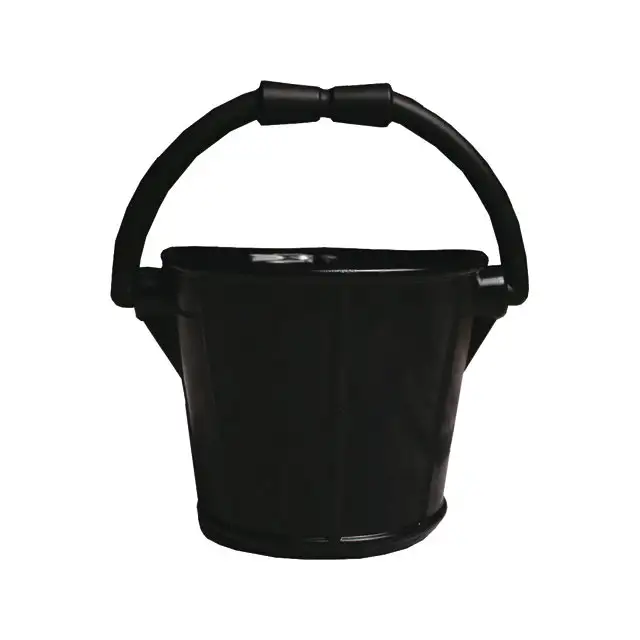 Talamex secchio in PVC - nero, secchio da 7l