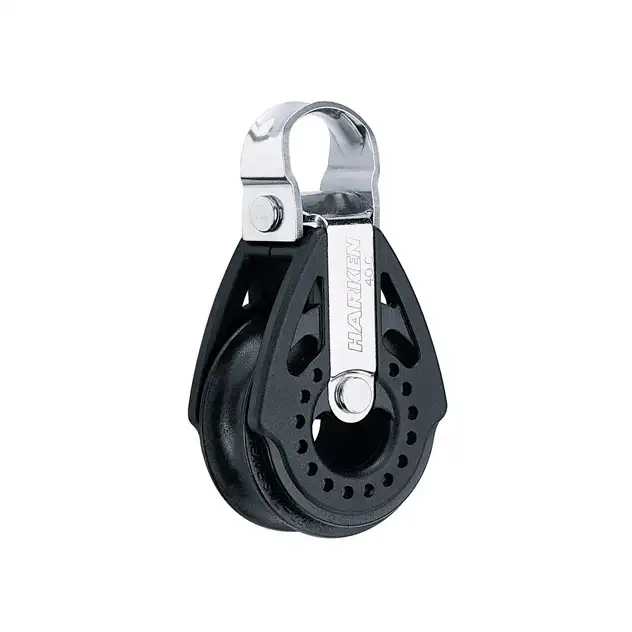 Harken bozzello Carbo 40 mm - singolo con staffa, girevole a 90°