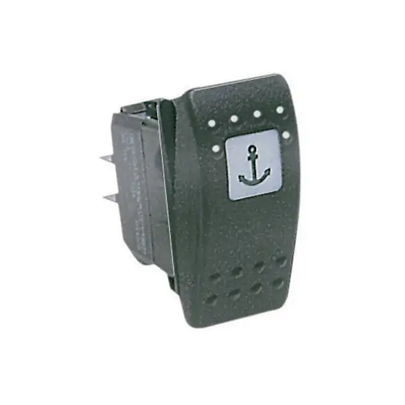 Interruttore “Carling Switch Contura II” Luce bianca 24V (on)-off-(on)