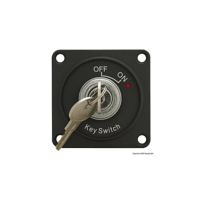 Interruttore ON-OFF con chiave e indicatore LED