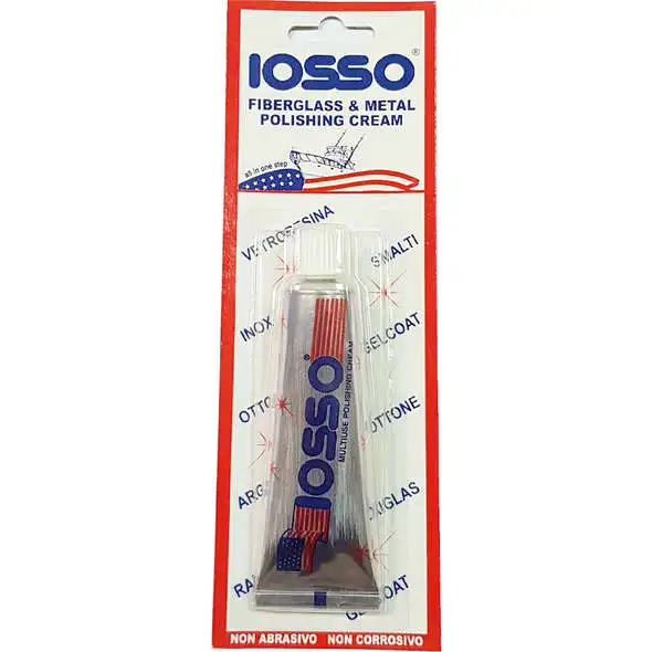 Iosso Fiberglass & Metal Polish 50 gr. blister