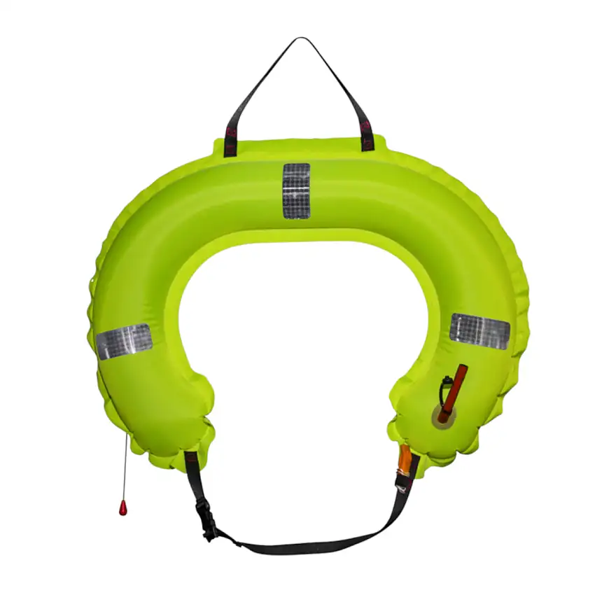Boa a ferro di cavallo JON-BOUY di Ocean Safety, custodia rigida bianca