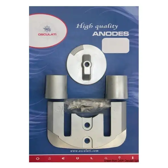 Kit anodi Alluminio MERCRUISER Bravo 2 e Bravo 3