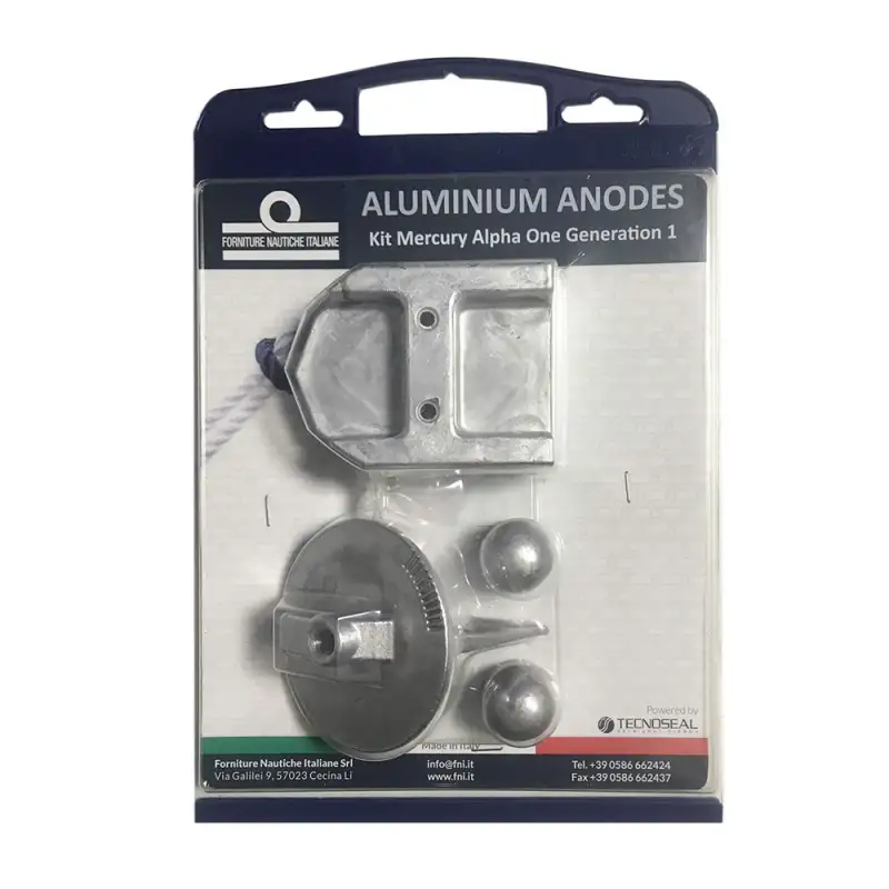 Kit anodi alluminio mercruiser alpha i gen i