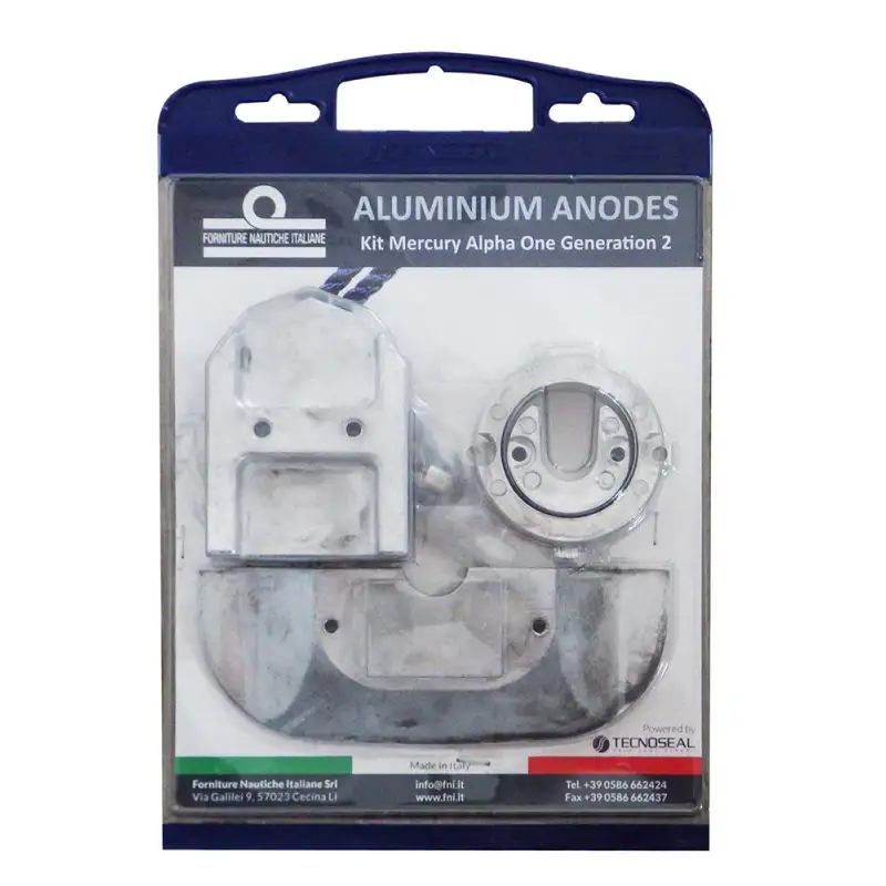 Kit anodi alluminio mercruiser alpha i gen ii