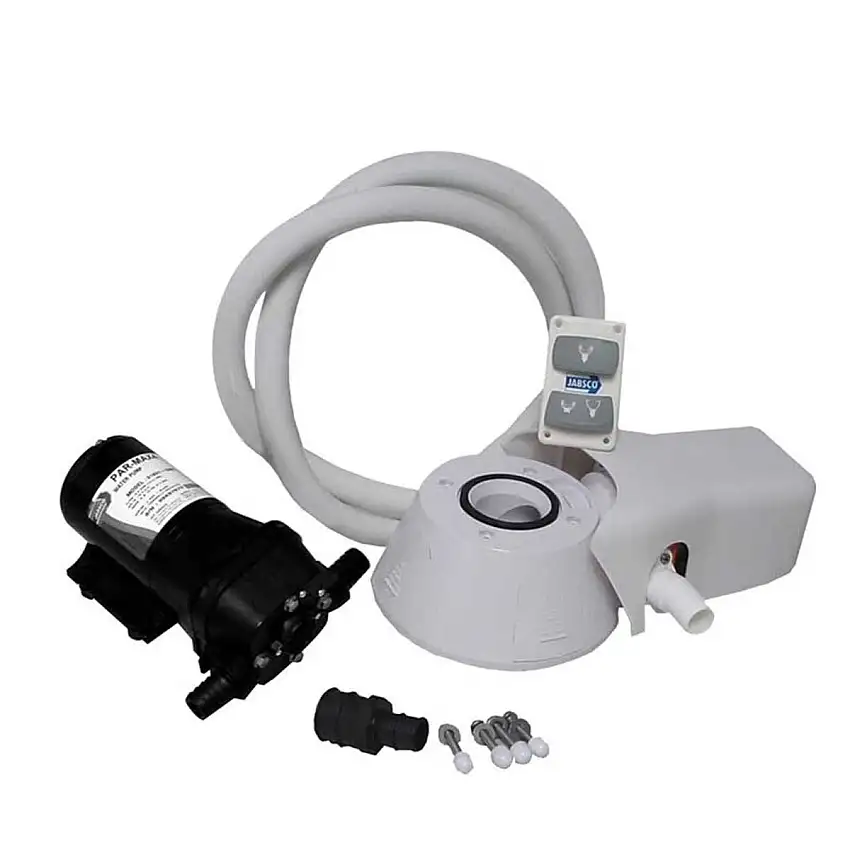 Kit di conversione per WC Quiet Flush a 12 V con pompa dell'acqua
