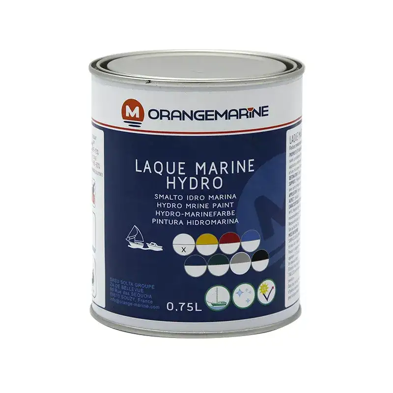 Vernice marina lucida a base d'acqua - 0 75 l - ORANGEMARINE