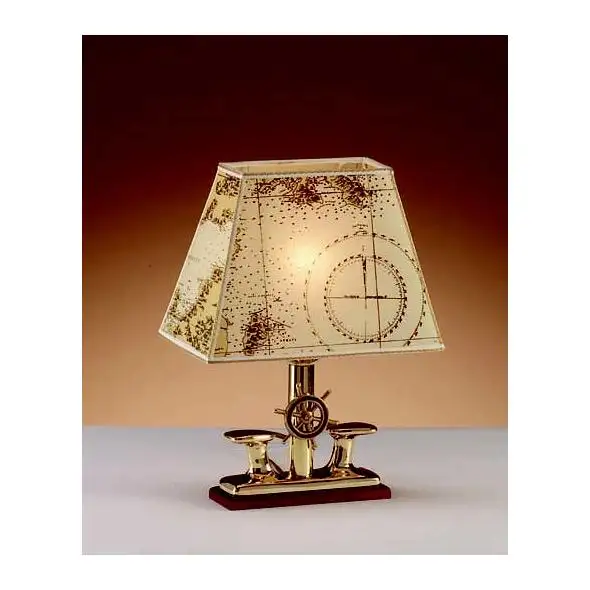 Lampada Bitta + Timone ottone. Piccola