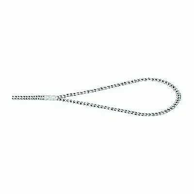 Liros Porto cima d'ormeggio 10mm lunghezza 6m nero/bianco