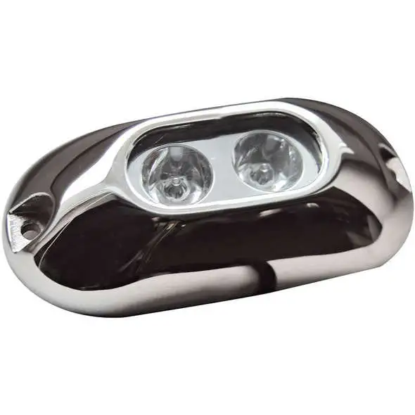 Luce 2 LED subacquea Blu