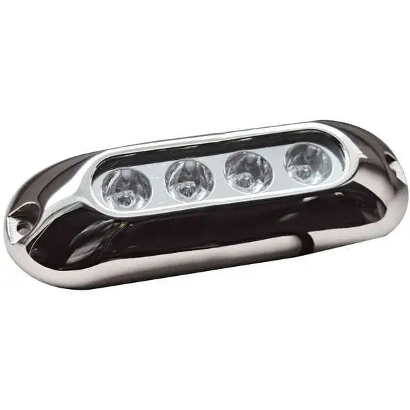 Luce 4 LED subacquea Bianca