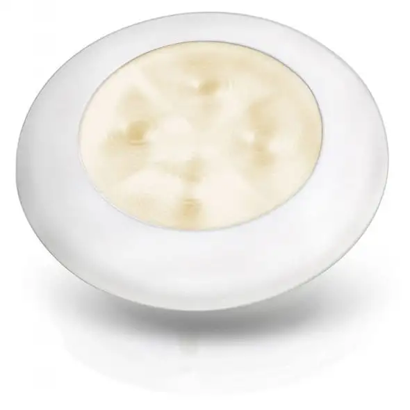 Luce di cortesia rotonda a LED Hella marine - 24 V - Luce Bianco calda