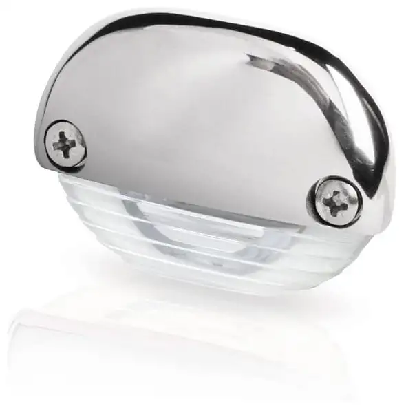 Luce di cortesia segnapasso a LED Hella marine - Inox - Luce Bianca