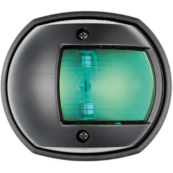Luce di via “Compact 12” laterale verde 112,5° Cassa nera