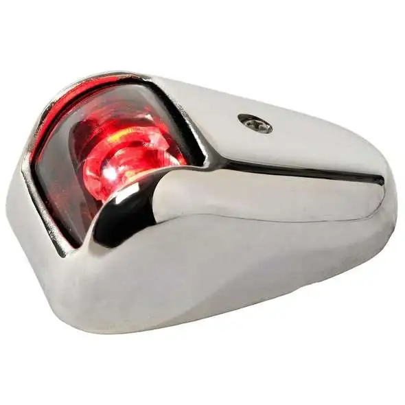 Luce di via Led “Orions” inox laterale rosso 112,5°