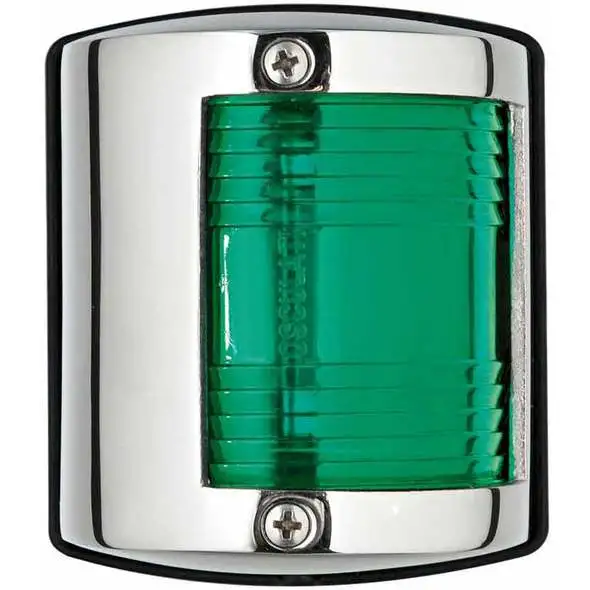 Luce di via “Utility 85” inox laterale verde112.5°