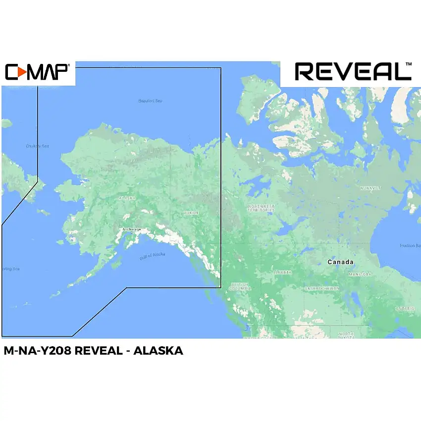 Mappa C-MAP REVEAL NA-208 Alaska