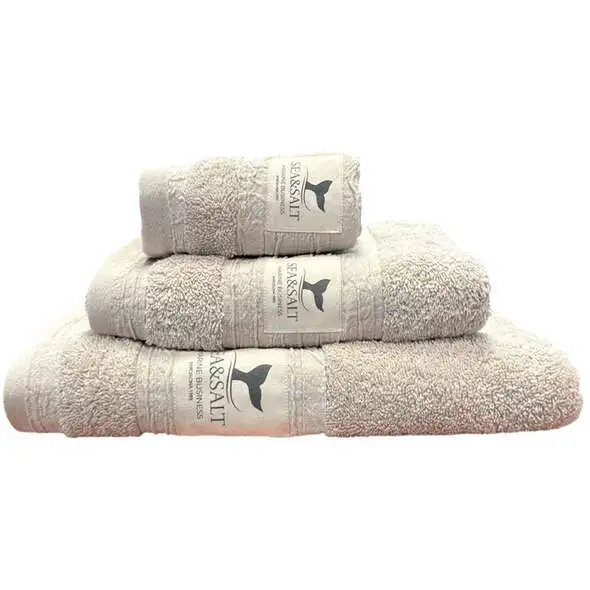 MB set 3 Asciugamani Sea & Salt - Beige