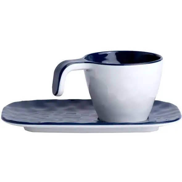MB Summer Set Tazza e Piatto Caffè 6 pz. - Blue
