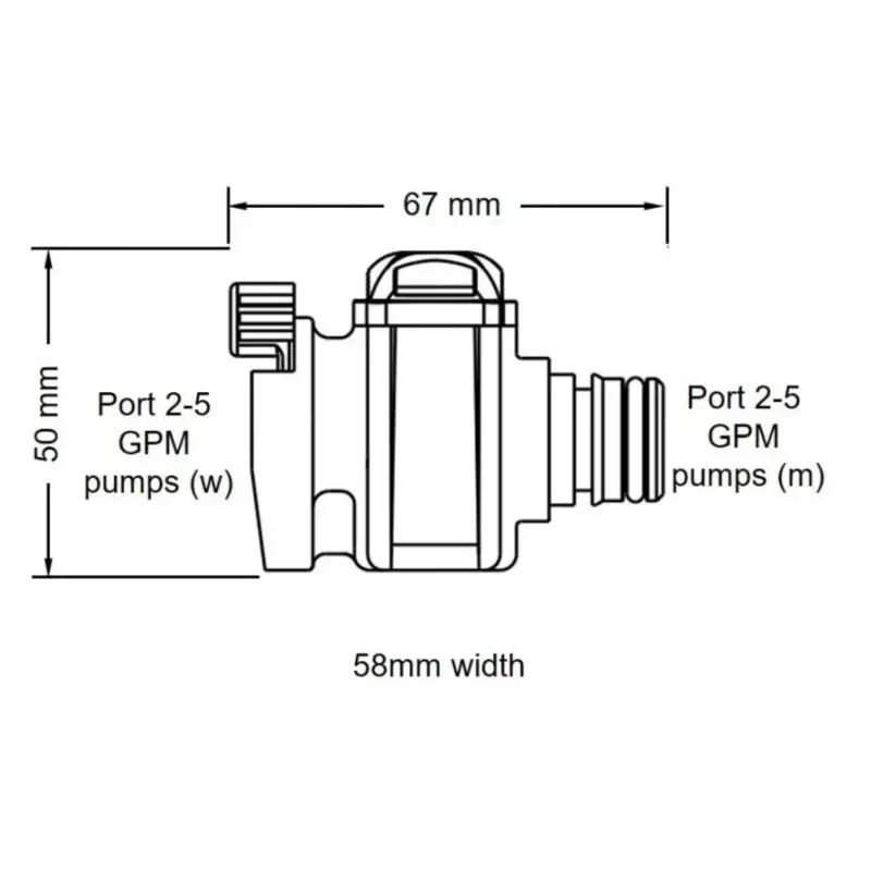 FILTRO PORTAGOMMA 1/2′