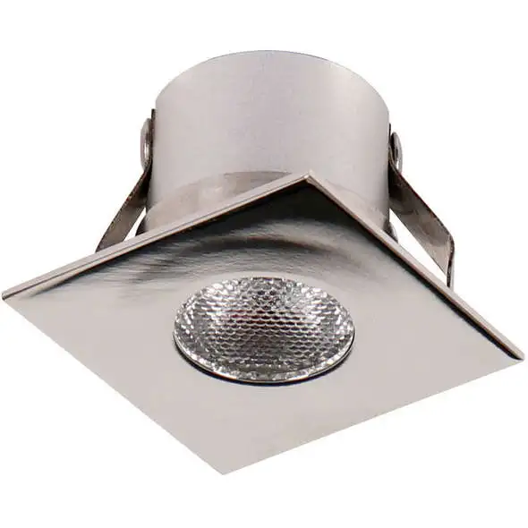 Mini plafoniera LED quadrata da incasso