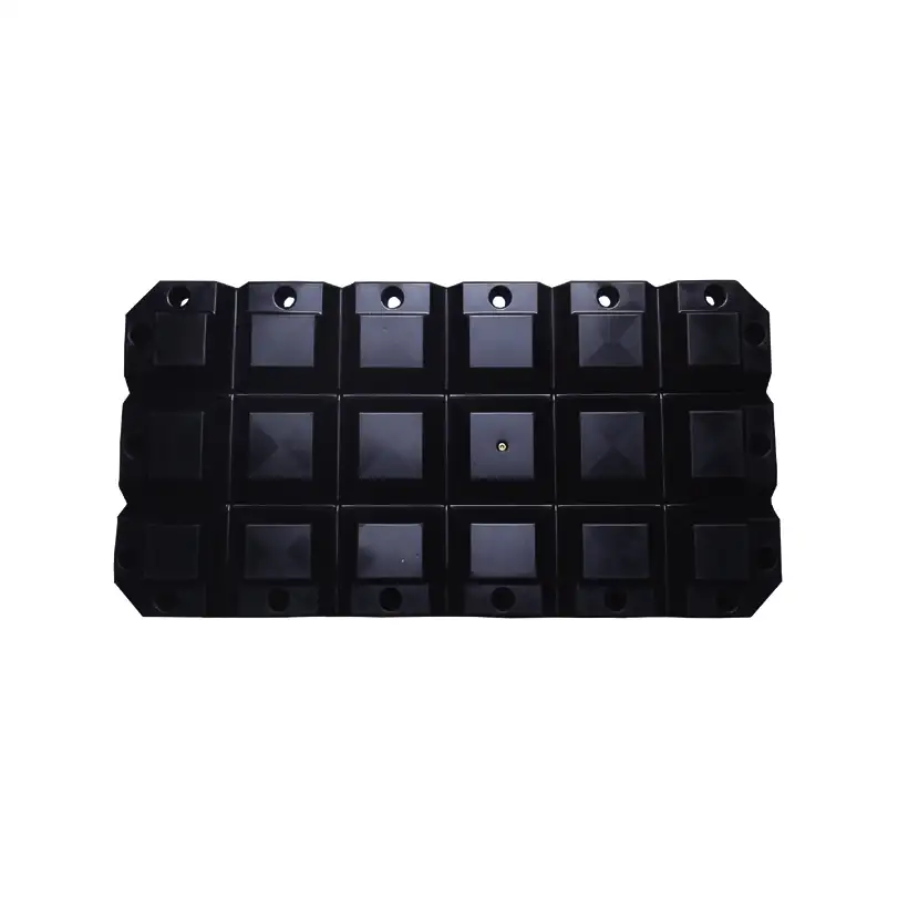 Parabordo Waffle - 60x30x8cm, nero