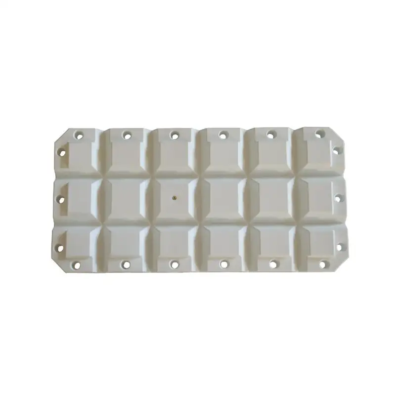 Parabordo Waffle - 60x30x8cm, bianco