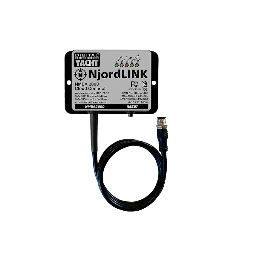 NjordLINK - Cloud Sistema di monitoraggio delle imbarcazioni NMEA2000