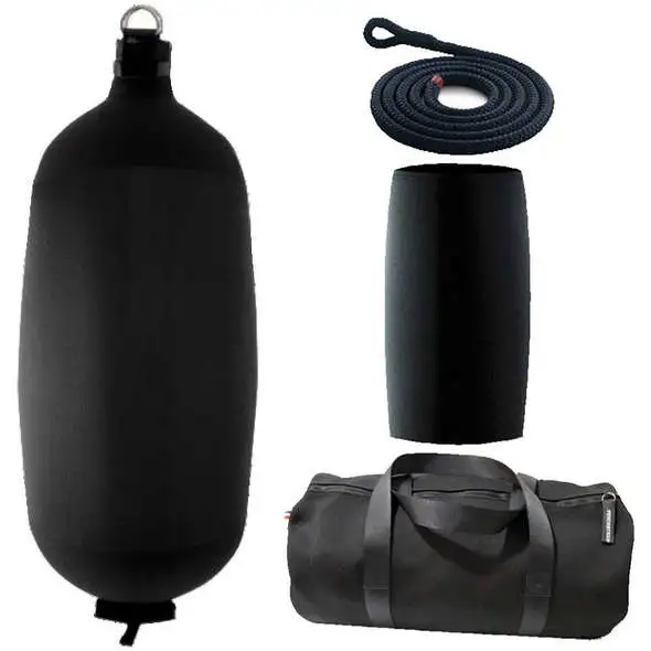 Pack Parabordi Fendertex C104 Nero - 8 pz.