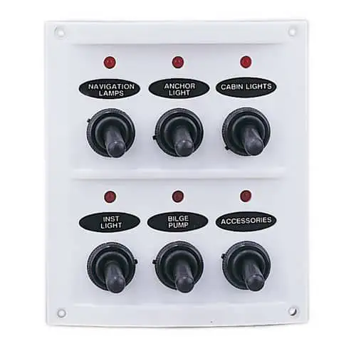 PANNELLO ELETTRICO WATERPROOF CON SPIE A LED