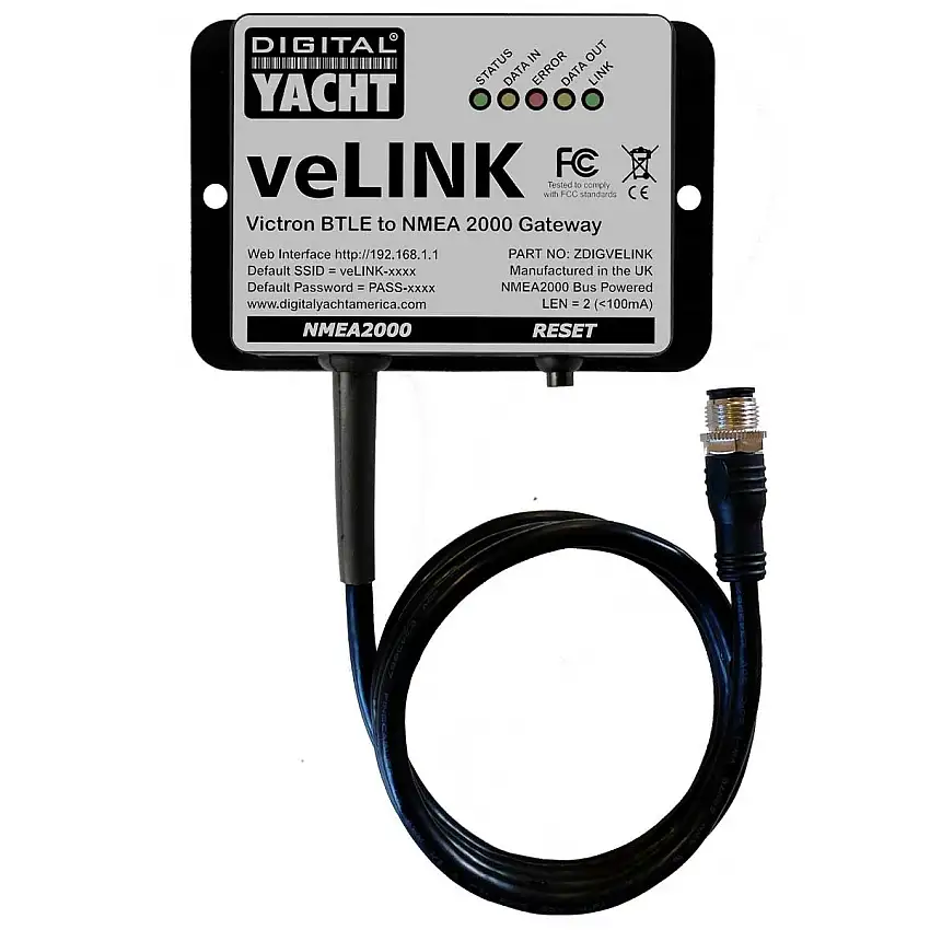 Passerelle Victron BT vers NMEA2000